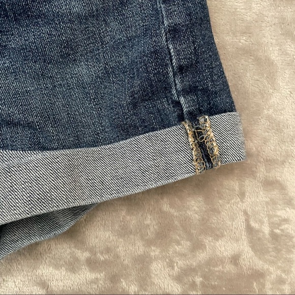 Old Navy Hi-Rise Super Slim Pockets Women’s Size 0 Jean Shorts Casual Denim - Picture 4 of 5